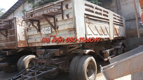 **350,000 บ.ต่อรอง**ขายลูกพ่วง2คานดั๊มเหล็ก สามมิตรลอนเฉียง ปี38สภาพจอด ช่วงล่างดีคัสซีดีไม่ปะ ยางดีประมาณ60-70\% พื้นดีข้างดี สีสันพอใช้ มีลอกมีสนิม ตามรูป ขายตามสภาพ เอกสารเล่มทะเบียนครบ มี2ตัว ราคาต่อรองได้เด้อ พี่น้องครับ