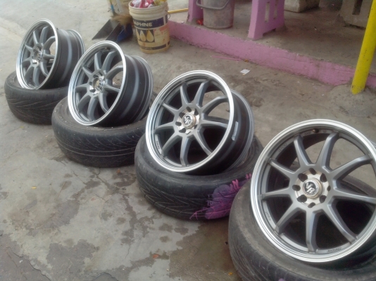 ขายแม็ก17 4รู100/114สวยๆเดิมๆ ไม่คดไม่ดุ้ง