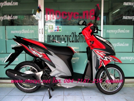 CLICK 125 i  COMBIBRAKE สีดำแดง ลายใหม่ล่าสุด ไมล์  2 พันโล รุ่นใหม่ลายปัจจุบัญ 39900
