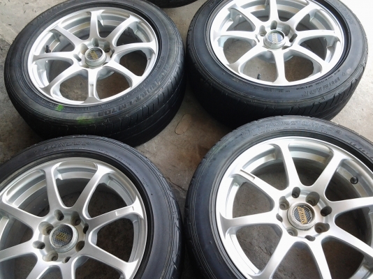 แม็ก japan โมเดล8 ขอบ15" 4รู100 4รู114 แม็ก japan โมเดล8 ขอบ15" 4รู100 4รู114