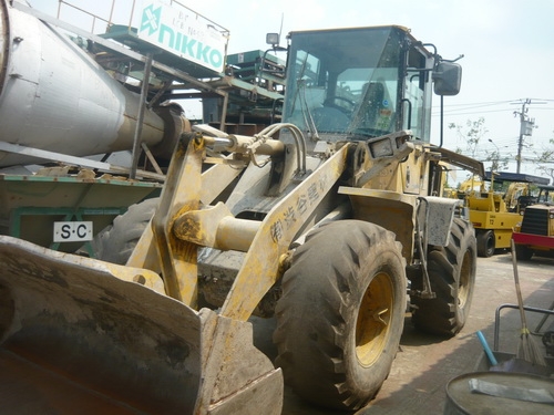 รถตักล้อยาง Komatsu WA150 รถเก่านอก นำเข้าจากญี่ปุ่น สภาพเดิมๆ พร้อมใช้งาน