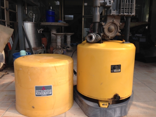 ปั๊มน้ำอัตโนมัติ mitsubishi ถังเลส 400 วัตต์