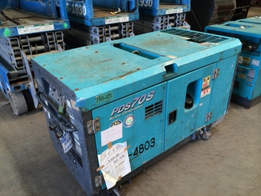 ขายด่วน!!! เครื่องลม AIRMAN รุ่น PDS70S ซีเรียล 70-5B11049 ราคาพิเศษ ต่อรองราคาได้ นำเข้าจากญี่ปุ่น