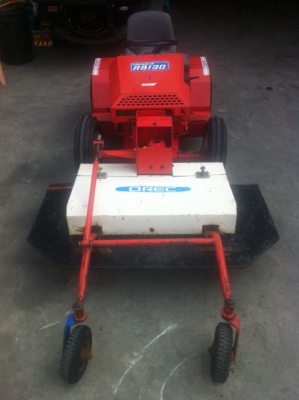 รถตัดหญ้า Orec RB130 ใบพัดคู่ ไฮโดรลิค รถตัดหญ้า Orec RB130 ใบพัดคู่ ไฮโดรลิค