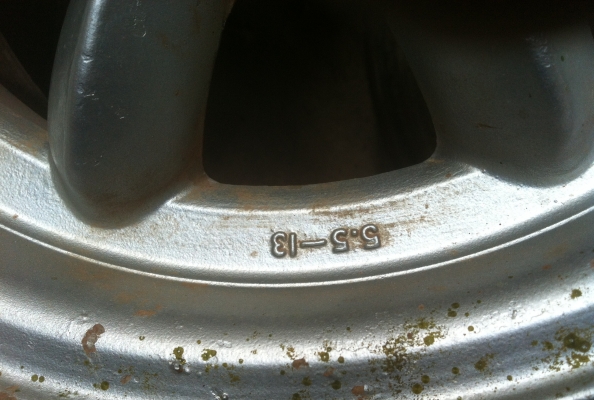 ล้อกล้วย COMPE ขอบ 13" 4/114 กว้าง 5.5"