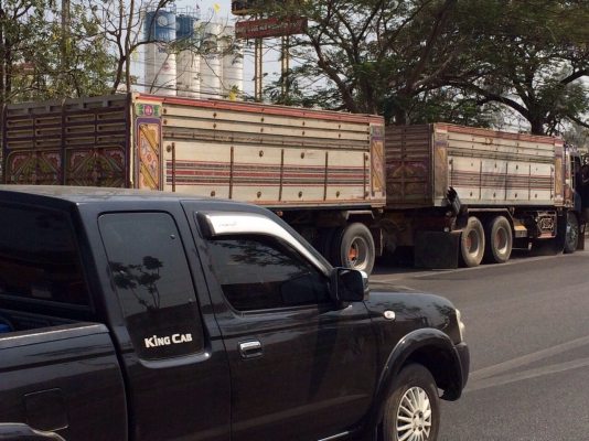 ขายรถพ่วง HINO mega เครื่อง 260 แรง ปลายปี 49 ดัมพ์แม่ลูกมิเนียมซุ่นชัย ลูก 2 เพลา