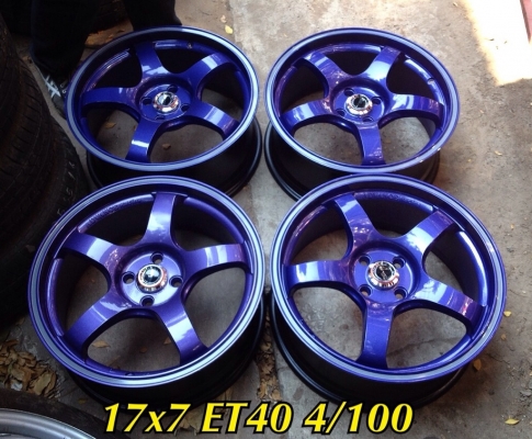 ขายล้อ ADVANCE RACING ขอบ 17X7 4/100 ก้านยก หล่อๆ ครับ