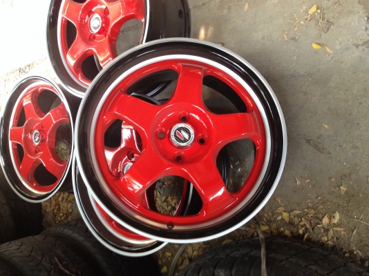 ขายล้อ ADVANCE RACING ขอบ 17X7 4/100 ก้านยก หล่อๆ ครับ