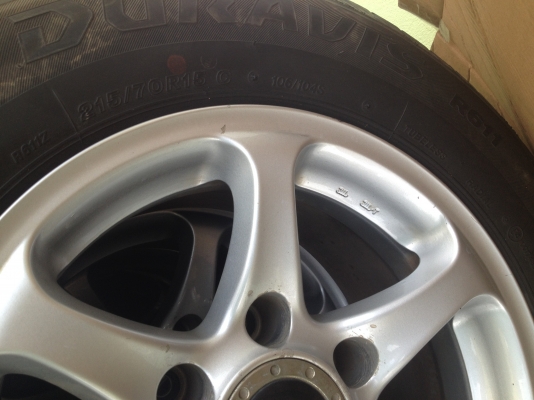 ขายแม็กพร้อมยาง 215/70/15 ขอบ 15 6 รู ใส่กระบะ