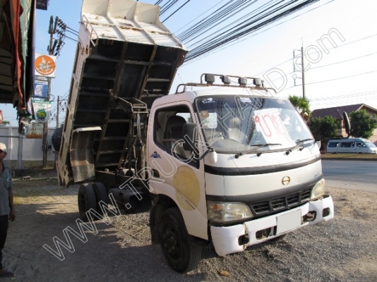 รถบรรทุก 6 ล้อดั๊มพ์ ยี่ห้อ HINO   121 แรงม้า // มีภาพ VDO ประกอบ