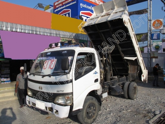 รถบรรทุก 6 ล้อดั๊มพ์ ยี่ห้อ HINO   121 แรงม้า // มีภาพ VDO ประกอบ