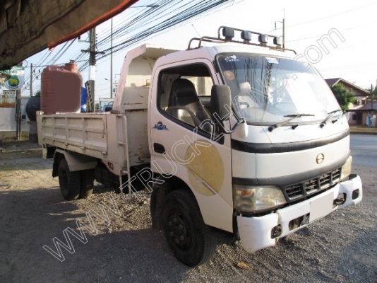 รถบรรทุก 6 ล้อดั๊มพ์ ยี่ห้อ HINO   121 แรงม้า // มีภาพ VDO ประกอบ