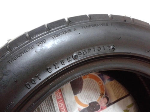 ยางเศษ,195/55R15 NITTO NT555 สภาพเต็มปี12เส้นเดียว1,000