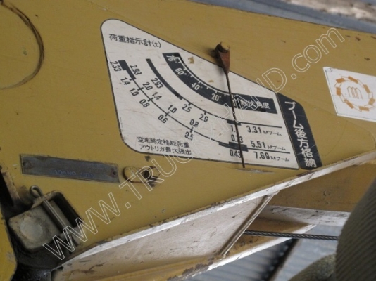 รถบรรทุก 6 ล้อติดเครน ยี่ห้อ HINO 121 แรงม้า