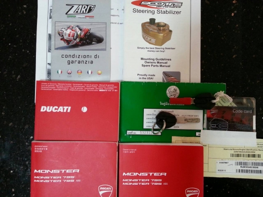 ขายDUCATI MONSTER795 ปี2012 รถออกศูนย์ทองหล่อ ดูแลดี ไล้ริ้วรอย ใช้งานน้อย11,2xxกม.