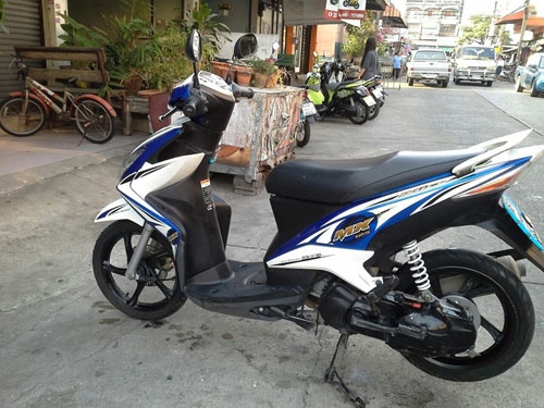 Mio 125 MX ปี 55 ล้อแม็คแท้โรงงาน เดิมๆ สวยกริ๊บ ท้าพิสูจน์ Mio 125 MX ปี 55 ล้อแม็คแท้โรงงาน เดิมๆ สวยกริ๊บ ท้าพิสูจน์