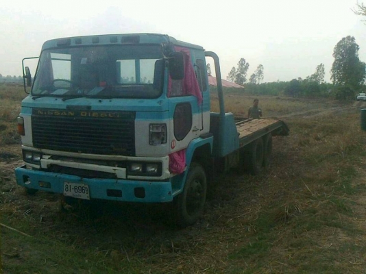 ขายนิสสันเทรลเลอร์1เพลา เครื่่อง175 ISUZU  ช่วงล่างISUZU ขึ้น200ได้ พ.เพาเวอร์ เบรกทิฟฟี่