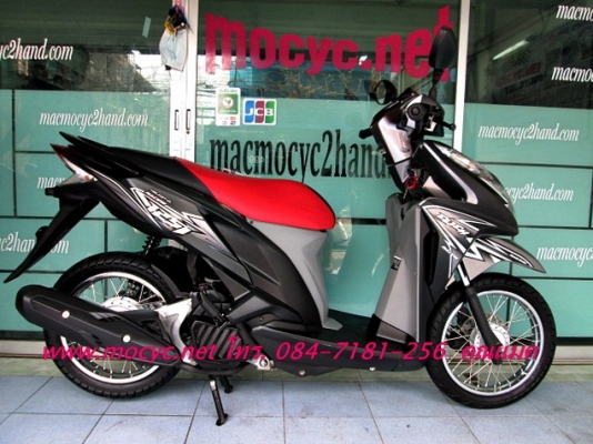 CLICK 125 i รุ่น combibrake สีดำด้าน รถเดือน ก.ค.ปี 56 ฟรีค่าโอน ของแถม 5 รายการ 39900