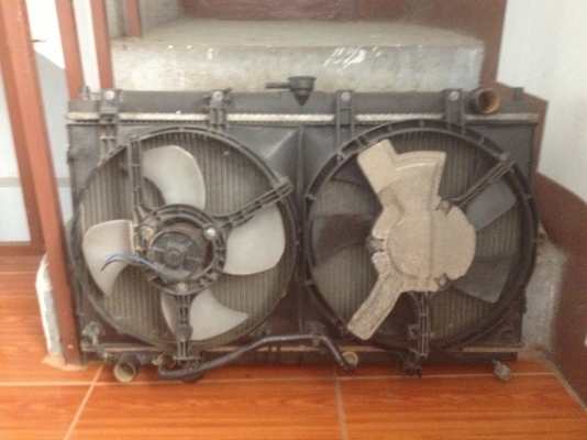 ขายม้อน้ำพล้อมพัดลม 50x70 ซ ม 2 ชั้นไม้ซื้มพัดลมไม้เสีย