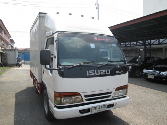 ขาย Isuzu NKR หัวการ์ตูน 4ล้อไม่ติดเวลา LPG ตู้แห้ง ปี04.