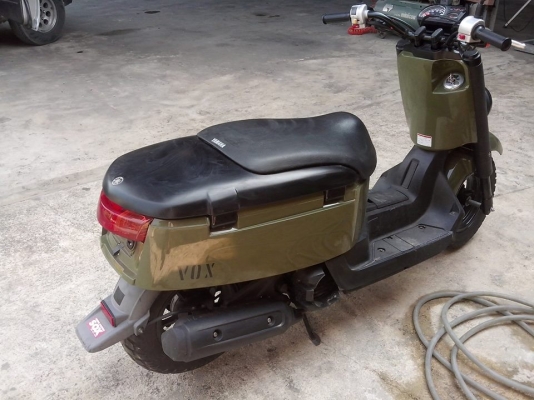 ขาย YAMAHA VOX สีเข้มเดิมๆ ครับ 45,000 บาท เก่าญี่ปุ่น 50 CC.