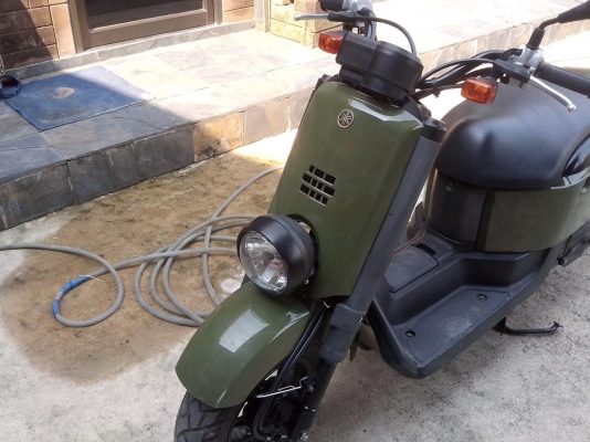 ขาย YAMAHA VOX สีเข้มเดิมๆ ครับ 45,000 บาท เก่าญี่ปุ่น 50 CC.