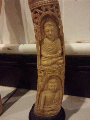 ขายงาช้างเก่า แกะสลักปราณีต สวยสุด