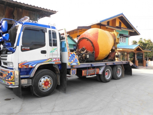 รถโม่ ปูน พี่ที่อุบนออกเดินทางแล้วครับ ขอบคุณครับ