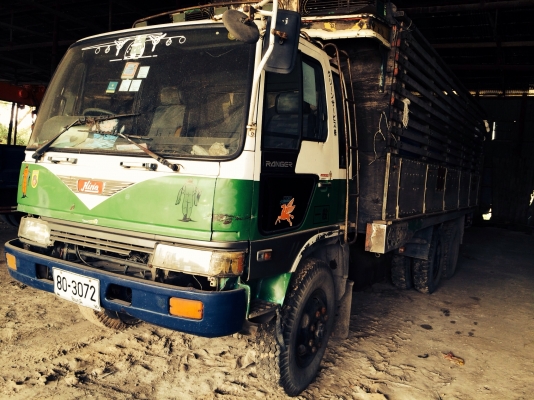 ขายด่วน  รถสิบล้อเพลาเดียว  HINO  KT925   เครื่อง HO7D  กระบะไม้  สภาพดีพร้อมใช้งาน