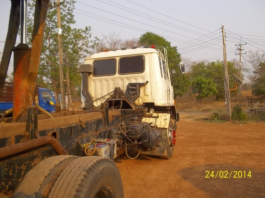 ขาย10ล้อดั้ม2เพลา HINOFM17 เครื่องHO7C เบรคทรีปฟี่ แอร์ กระบะปีเนียม