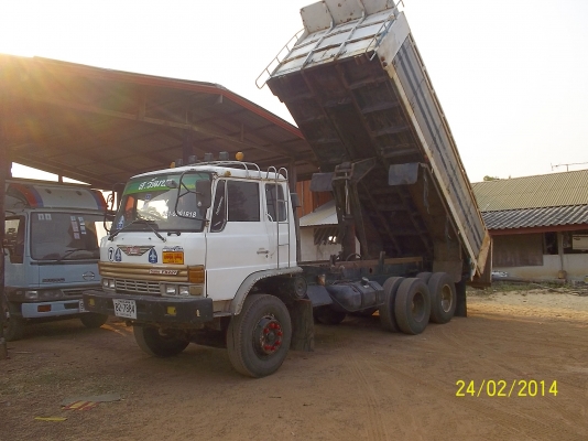 ขาย10ล้อดั้ม2เพลา HINOFM17 เครื่องHO7C เบรคทรีปฟี่ แอร์ กระบะปีเนียม