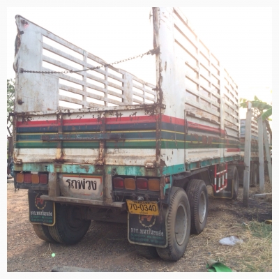 ขายด่วน  รถสิบล้อ  พ่วงแม่-ลูก ไม่ดัมพ์  วอลโว่  ใส่เครื่องแดวู 360 แรง  พร้อมใช้งานเอกสารพร้อม