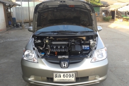 ขายรถบ้านสวยๆปี03 HONDA CITY1.5 E i-DSI(เกียรฺออโต้)ถุงลมเบครABSตัวท๊อบสุด(มีประกันชั้น1)วิ่งน้อย