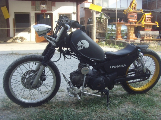 ร้อนเงินขาย mini old school 110cc ทะเบียนพร้อมโอน ราคา15000