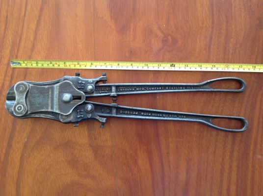 ขายกรรไกรตัดเหล็ก หัวน๊อต Antique CAROLUS May 23, 1905 ขายกรรไกรตัดเหล็ก หัวน๊อต Antique CAROLUS May 23, 1905