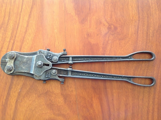 ขายกรรไกรตัดเหล็ก หัวน๊อต Antique CAROLUS May 23, 1905 ขายกรรไกรตัดเหล็ก หัวน๊อต Antique CAROLUS May 23, 1905