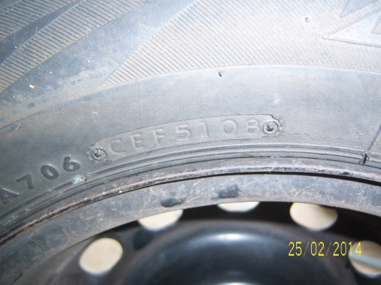 ล้ออะไหล่14 185 65 4รู100