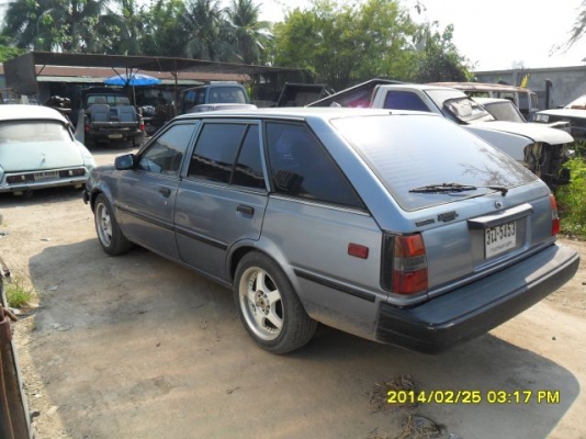 ขายรถนิสสัน ซันนี่ B11 ประกอบนอก แวน 5 ประตู พวงมาลัยซ้าย ปี87 เครื่องใหม่ GA15 หัวฉีด เกียร์ออโต้ เพาเวอร์ แก๊สLPG ภายในเดิมสวย แอร์เย็น ตัวถังเดิมสวย ไม่มีผุ รถขับดีครับ ภาษีขาด1ปี รถหายาก น่าสะสมครับ ขายถูกครับ