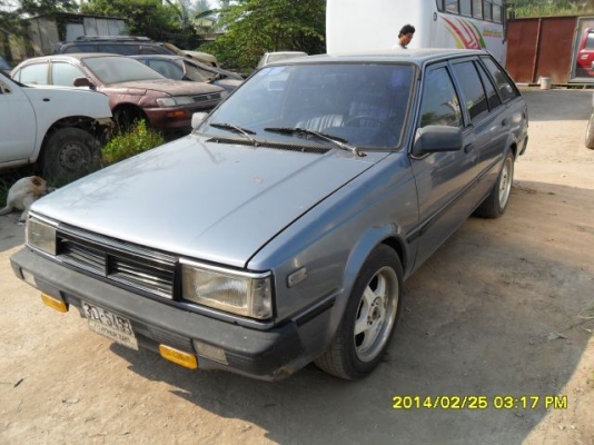 ขายรถนิสสัน ซันนี่ B11 ประกอบนอก แวน 5 ประตู พวงมาลัยซ้าย ปี87 เครื่องใหม่ GA15 หัวฉีด เกียร์ออโต้ เพาเวอร์ แก๊สLPG ภายในเดิมสวย แอร์เย็น ตัวถังเดิมสวย ไม่มีผุ รถขับดีครับ ภาษีขาด1ปี รถหายาก น่าสะสมครับ ขายถูกครับ