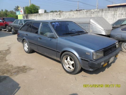 ขายรถนิสสัน ซันนี่ B11 ประกอบนอก แวน 5 ประตู พวงมาลัยซ้าย ปี87 เครื่องใหม่ GA15 หัวฉีด เกียร์ออโต้ เพาเวอร์ แก๊สLPG ภายในเดิมสวย แอร์เย็น ตัวถังเดิมสวย ไม่มีผุ รถขับดีครับ ภาษีขาด1ปี รถหายาก น่าสะสมครับ ขายถูกครับ