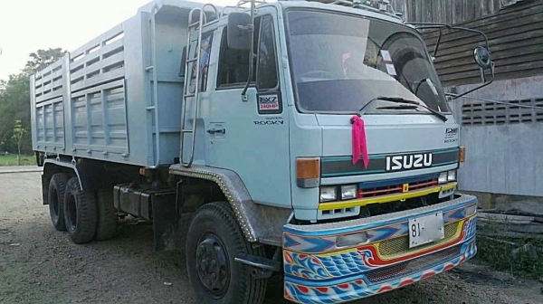 ขายรถพ่วง 18 ล้อ แม่-ลูก กระบะเหล็กดั้ม ISUZI นางฟ้า 240 รถสวย เต็ม รีบจองด่วน