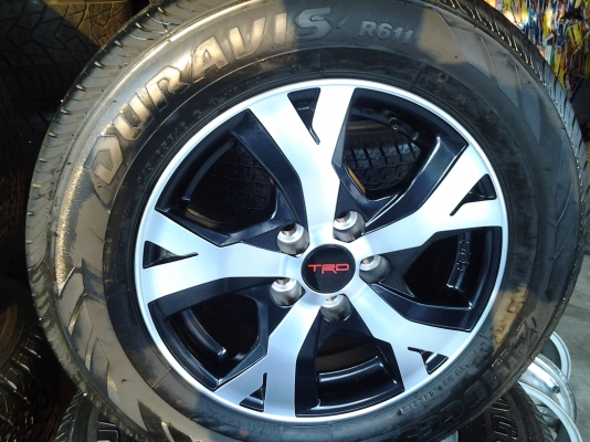 แม็กTRD ขอบ 16 พร้อมยางป้ายแดงยางปลายปี13