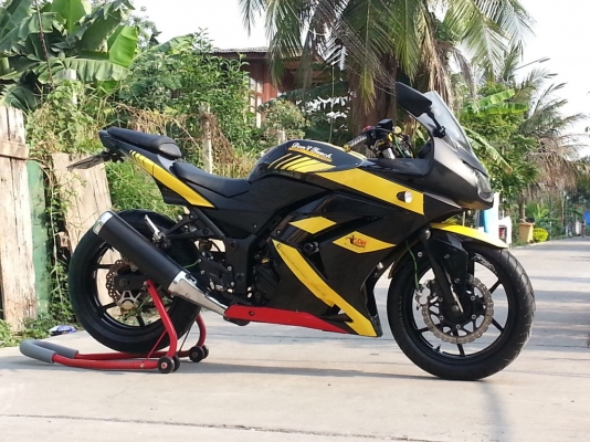วุฒินนบุรี// ขาย นินจา 250 ปี09 รถสภาพสวยเครื่องดีแต่งแทพๆล้อหน้าหลัง ER ยางใหม่ๆทะเบียนพร้อมโอน