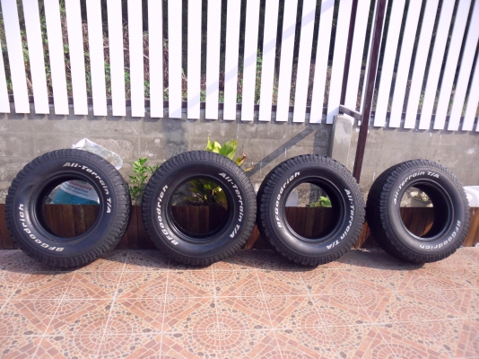 ขายยาง bf 265/75/16 ปี 08 ทำอะไหล่เข้าไร่เข้าสวน 1 ชุด 3500 บาท ขายยาง bf 265/75/16 ปี 08 ทำอะไหล่เข้าไร่เข้าสวน 1 ชุด 3500 บาท