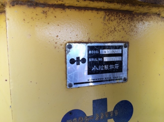 ขายด่วน!!! รถตักล้อยาง KOMATSU รุ่น WA100-1 ซีเรียล 33999 ราคาพิเศษ ราคาต่อรองได้ นำเข้าจากญี่ปุ่น