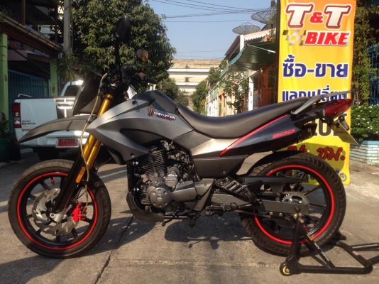 ต้ำพระราม2มาใหม่KEEWAY TXM200CC 2013 MOTARD เต็มตัวรถออกศูนษ์มา4เดือนวิ่ง1400โล