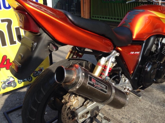 ต้ำพระราม2ขาย HONDA CB400ปี95 อินวอยสรรพสามิตรแท้ๆ สภาพพร้อมใช้ สีสวยส้มเกร็ด