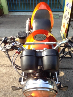 ต้ำพระราม2ขาย HONDA CB400ปี95 อินวอยสรรพสามิตรแท้ๆ สภาพพร้อมใช้ สีสวยส้มเกร็ด