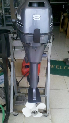 Yamaha 8hp 4stroke มีทริม และ สตาร์ทไฟฟ้า ราคา 58000 บาท