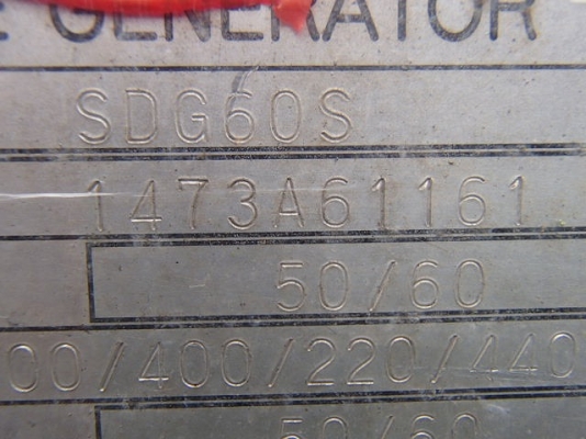 AIRMAN SDG60S เครื่องปั่นมือสอง เก่าญี่ปุ่น โทร 083 081 2889